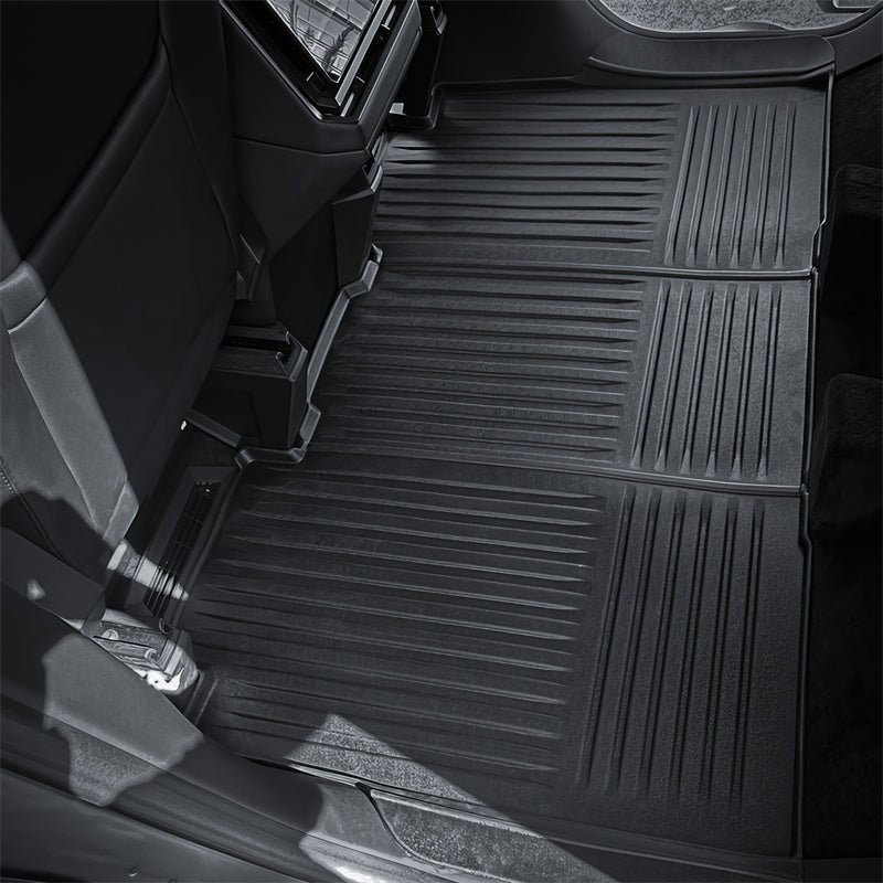 All Weather TPE Interior Floor Mats Cargo Liners Set for Tesla Cybertruck