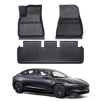 All Weather TPE Interior Floor Mats Cargo Liners Set for Tesla Model 3 Highland Standard 2025+