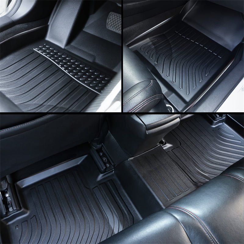 All Weather TPE Interior Floor Mats Cargo Liners Set for Tesla Model X 2021+