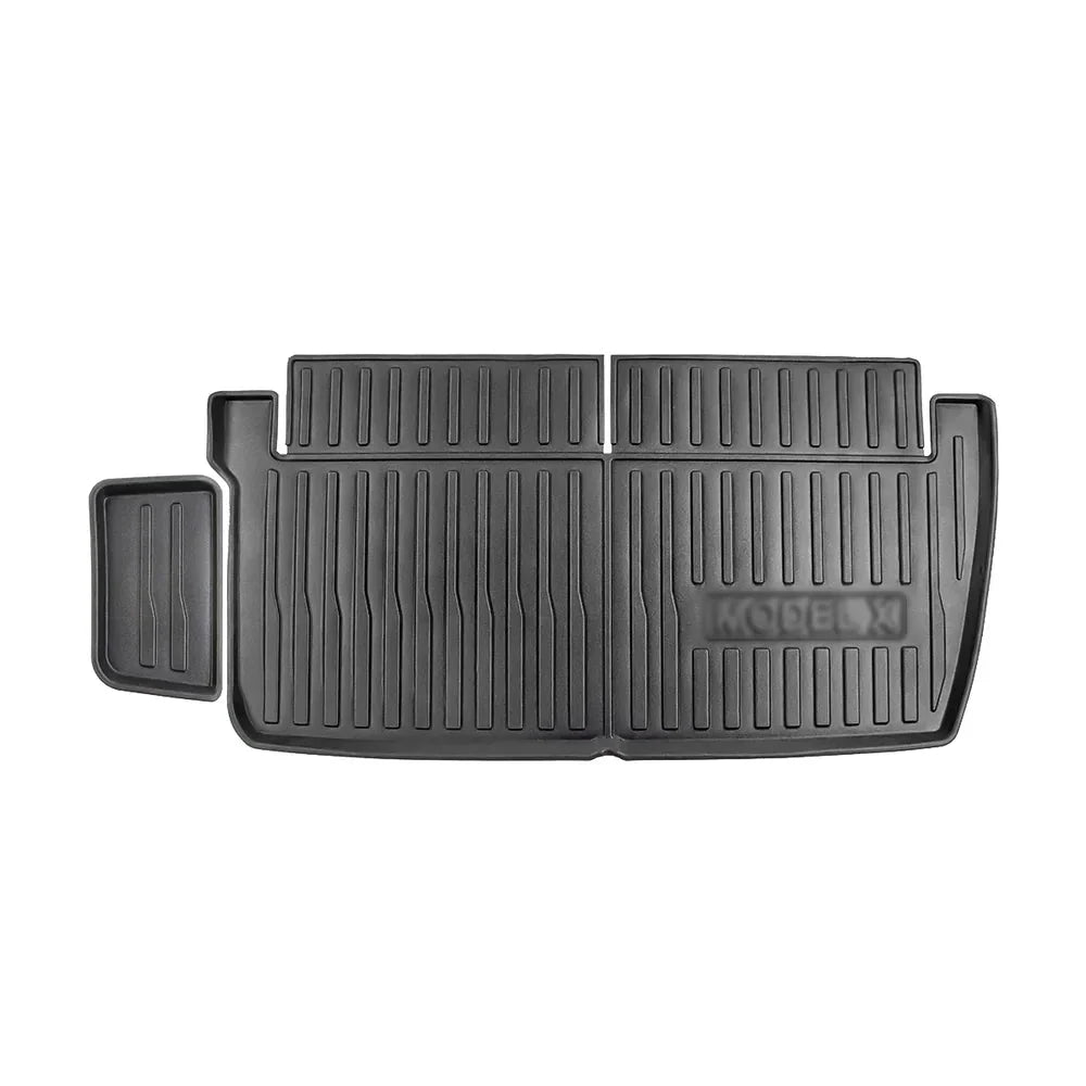 All Weather TPE Interior Floor Mats Cargo Liners Set for Tesla Model X 2021+