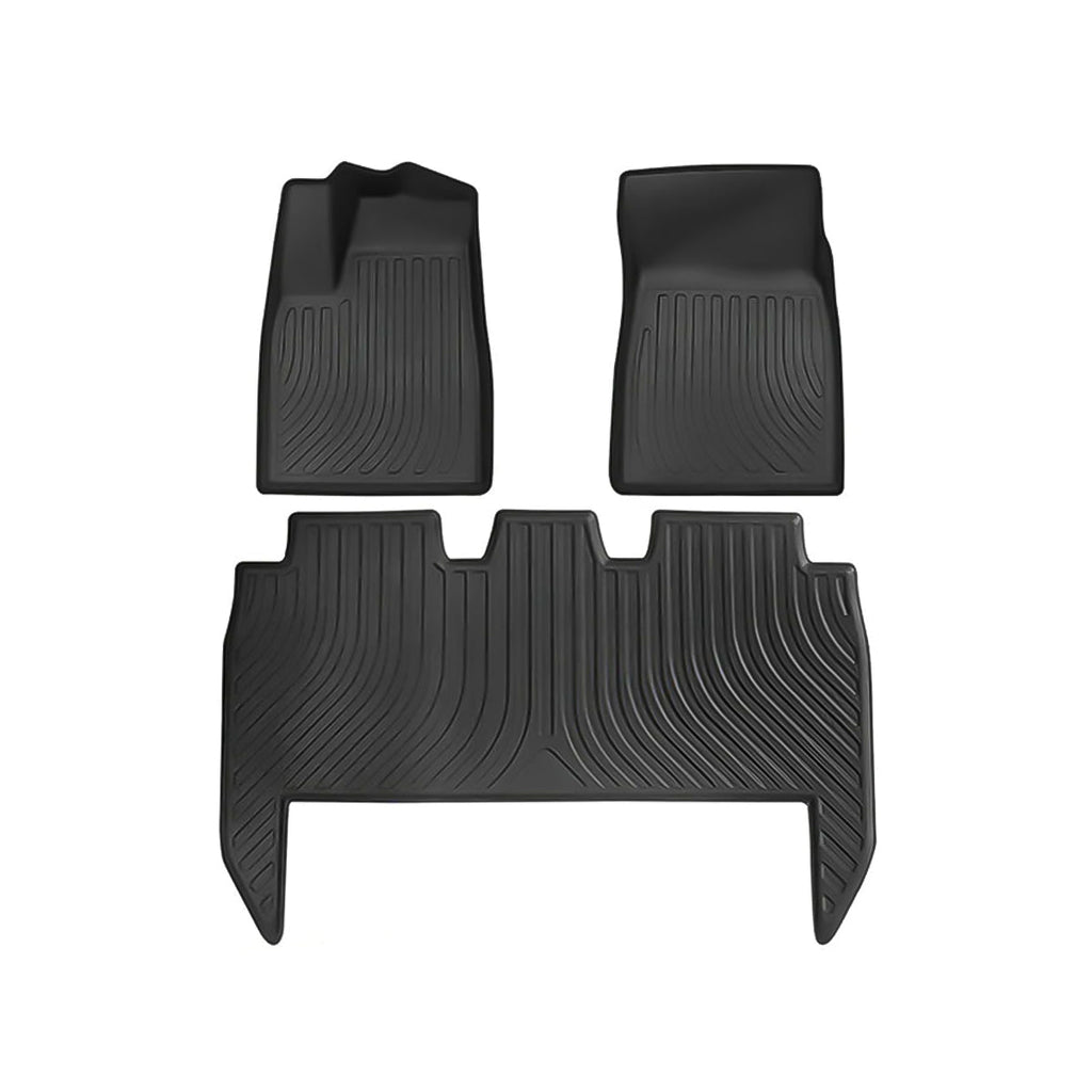All Weather TPE Interior Floor Mats Cargo Liners Set for Tesla Model X 2021+