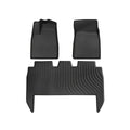 All Weather TPE Interior Floor Mats Cargo Liners Set for Tesla Model X 2021+