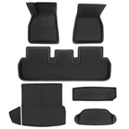 All Weather XPE Interior Floor Mats Cargo Liners Set for Tesla 2021+ Model S