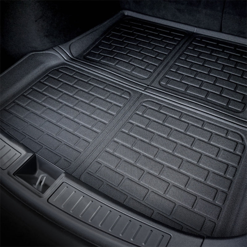 All Weather XPE Interior Floor Mats Cargo Liners Set for Tesla 2021+ Model S