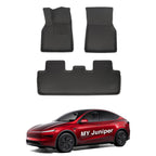 All Weather XPE Interior Floor Mats Cargo Liners Set for Tesla 2025+ Model Y Juniper