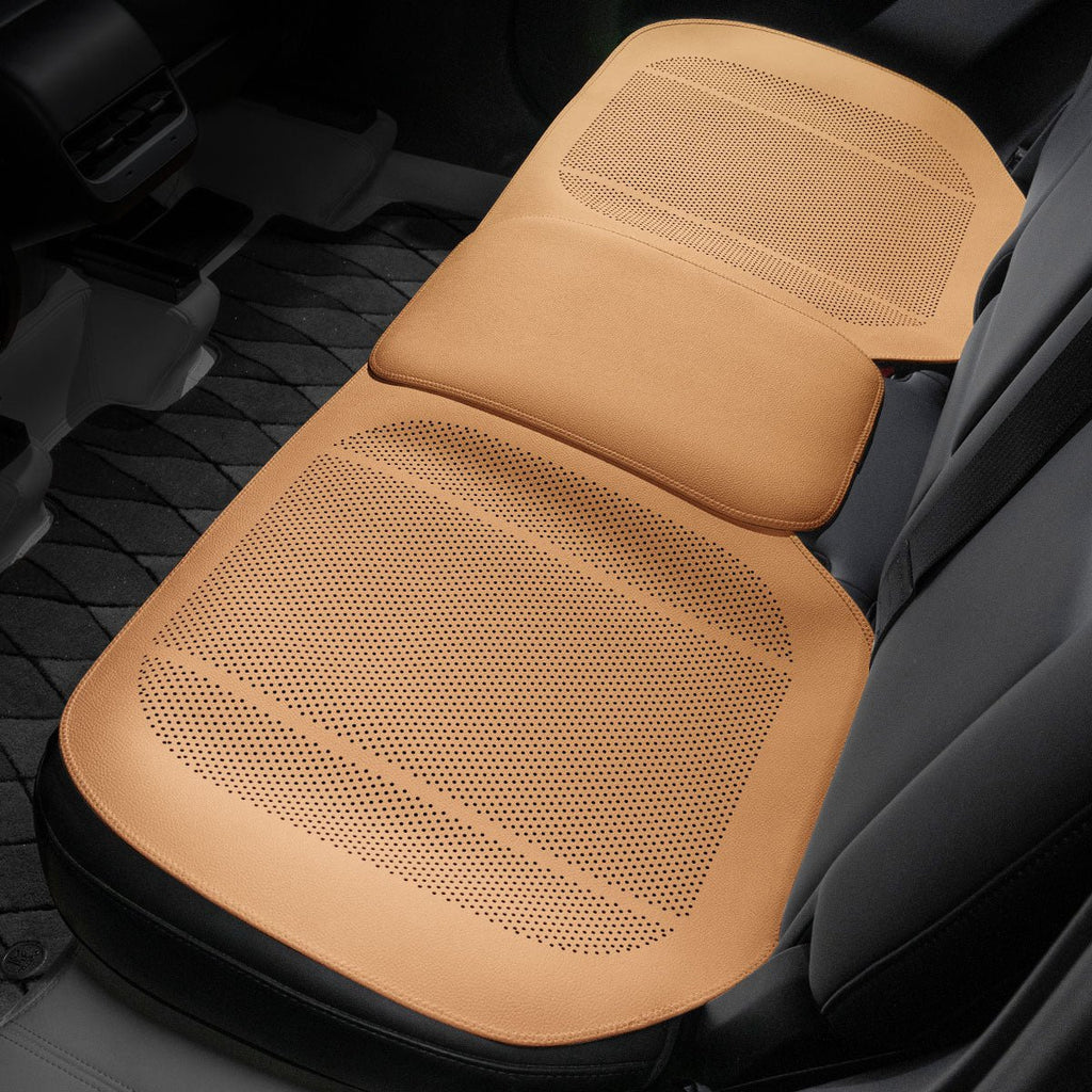 All-Wheather Nappa Leather Car Seat Covers for Tesla Model 3/Y/S/X
