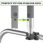 Alloy Starlink Mount with Pipe Adapter for Starlink Gen 2