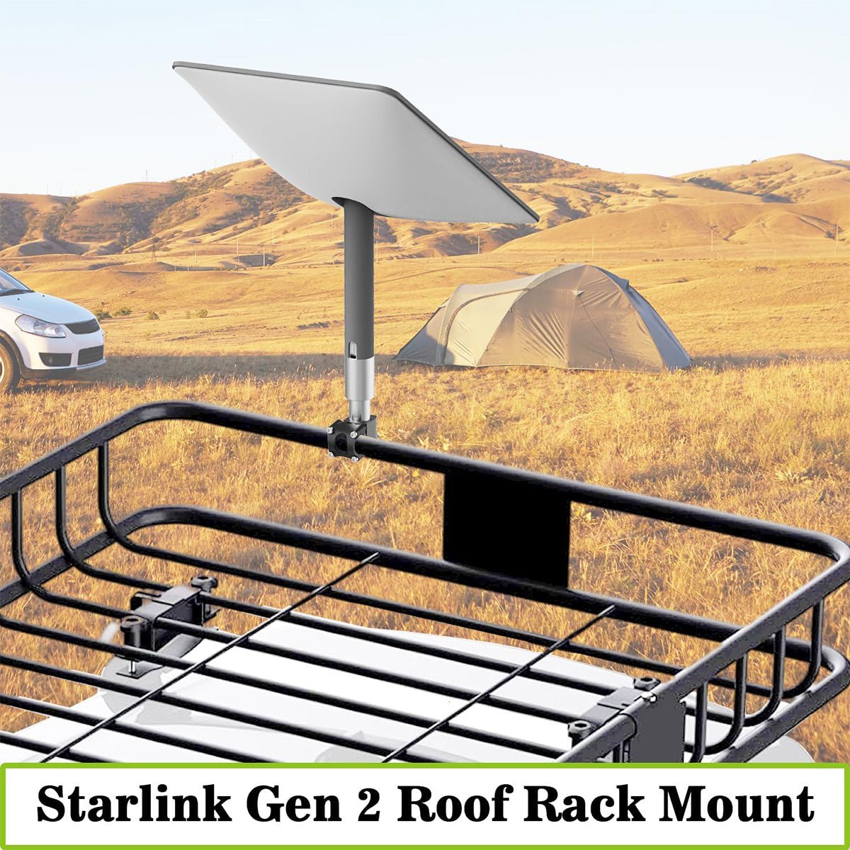 Alloy Starlink Mount with Pipe Adapter for Starlink Gen 2