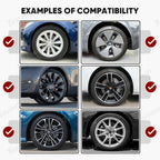 Aluminum Alloy Wheel Rim Protector- Fits All Cars (5pcs）