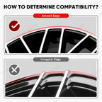 Aluminum Alloy Wheel Rim Protector- Fits All Cars (5pcs）