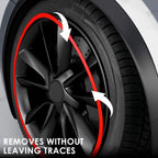 Aluminum Alloy Wheel Rim Protector- Fits All Cars (5pcs）