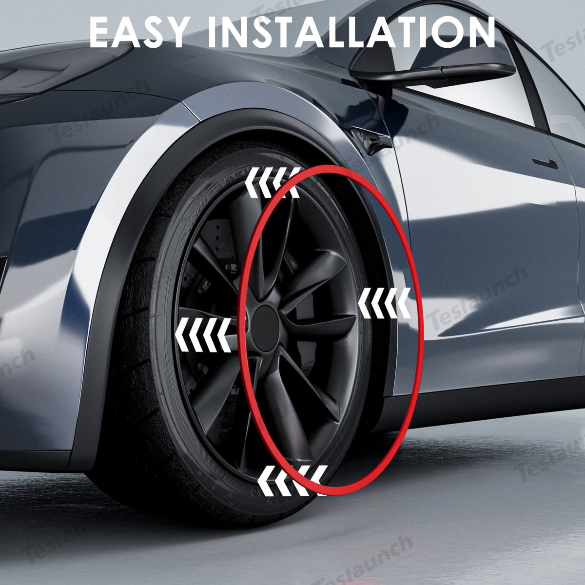 Aluminum Alloy Wheel Rim Protector- Fits All Cars (5pcs）