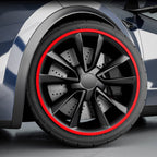 Aluminum Alloy Wheel Rim Protector- Fits All Cars (5pcs）