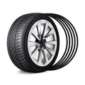 Aluminum Alloy Wheel Rim Protector- Fits All Cars (5pcs）