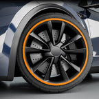 Aluminum Alloy Wheel Rim Protector- Fits All Cars (5pcs）