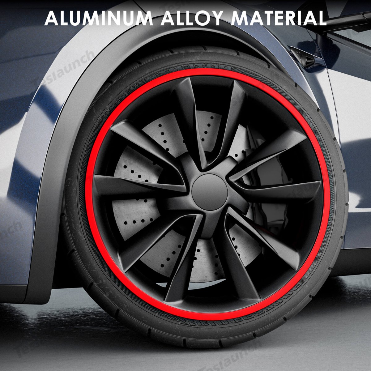 Aluminum Alloy Wheel Rim Protector- Fits All Cars (5pcs）