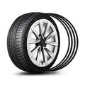 Aluminum Alloy Wheel Rim Protectors for All Tesla Models 3/Y/S/X (4 PCS)