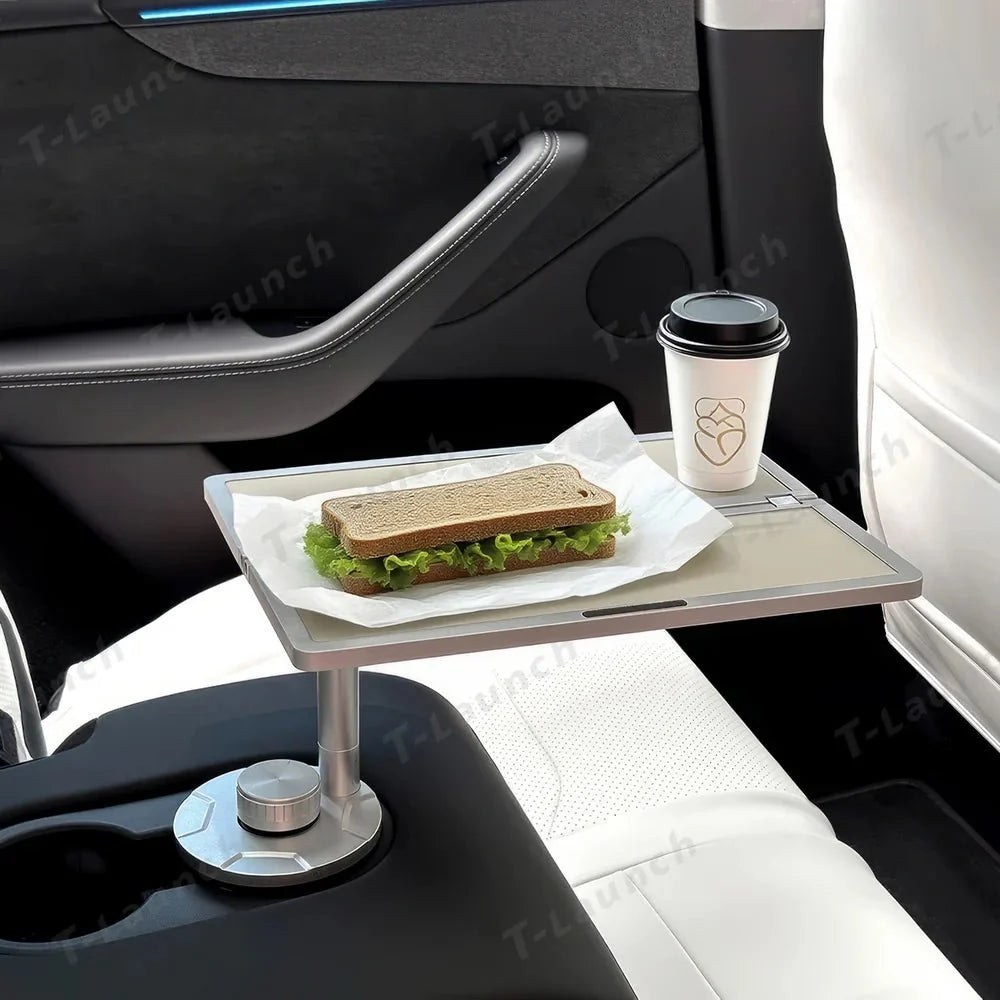 Aluminum Foldable Floating Car Table for Tesla Model 3/Y/S/X