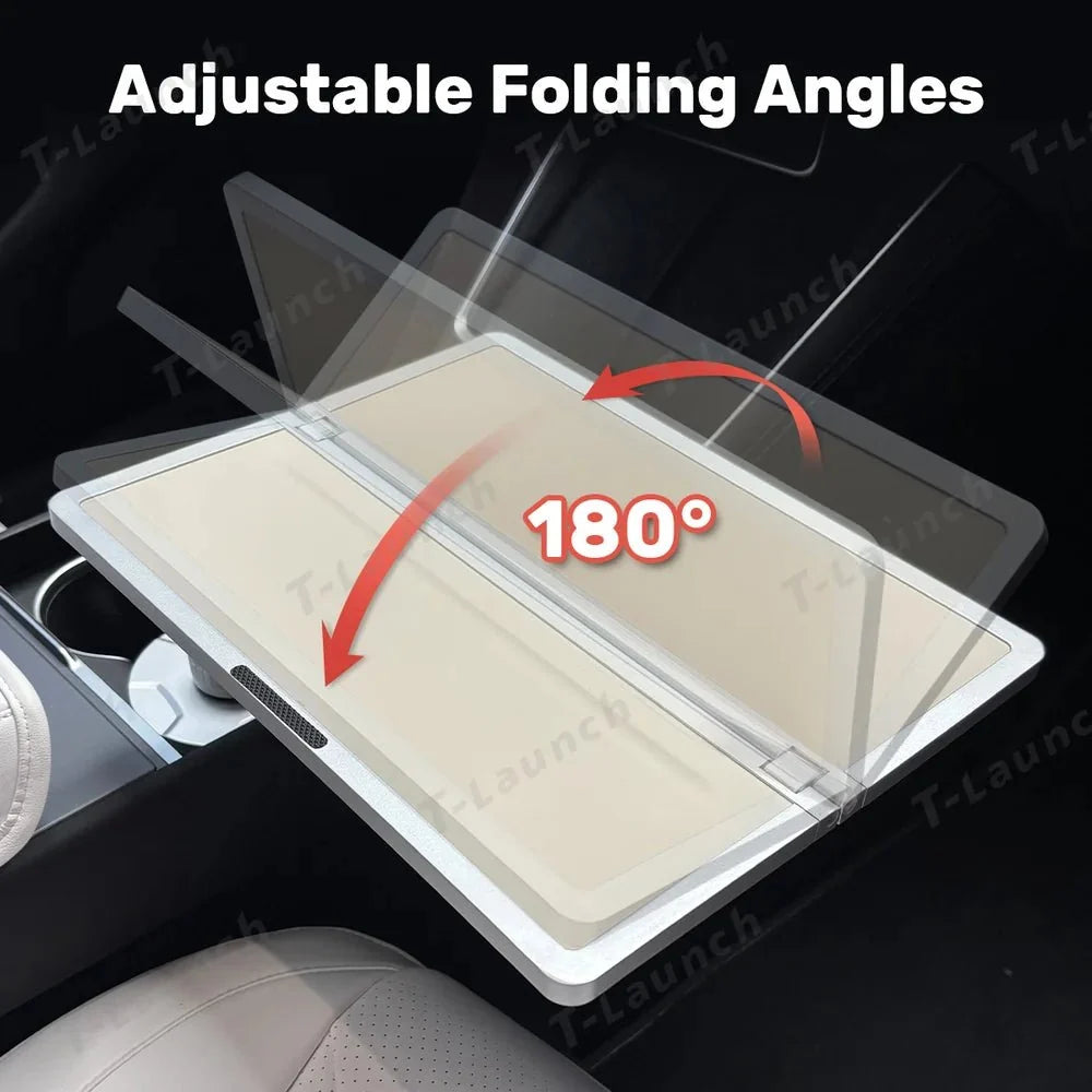 Aluminum Foldable Floating Car Table for Tesla Model 3/Y/S/X