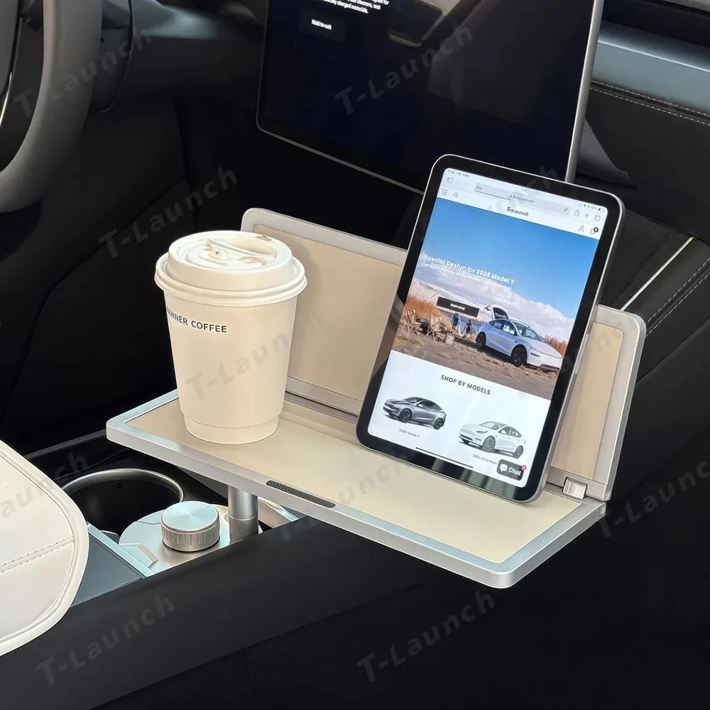 Aluminum Foldable Floating Car Table for Tesla Model 3/Y/S/X