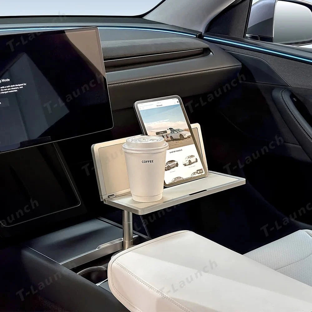 Aluminum Foldable Floating Car Table for Tesla Model 3/Y/S/X