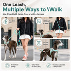 MirokenAnti-Choke Dog Leash for Everyday Walks - Padded Neck Protection & Better Control for Pullers