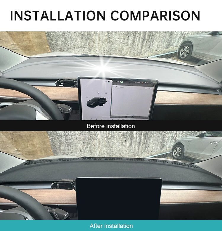 Anti-Glare Dash Mat for Tesla Model 3/Y