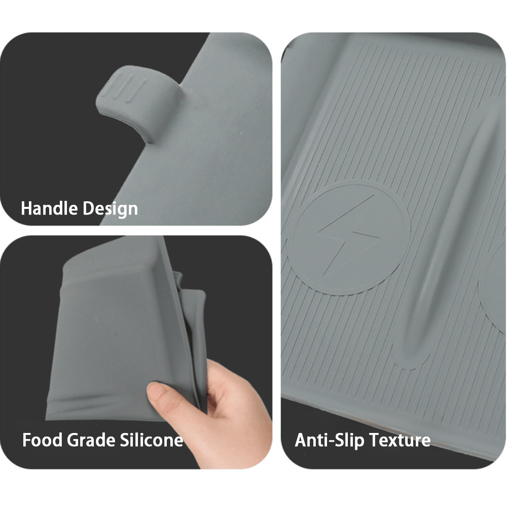 Anti-Slip Silicone Wireless Charging Pad for Tesla Model Y Juniper 2025+