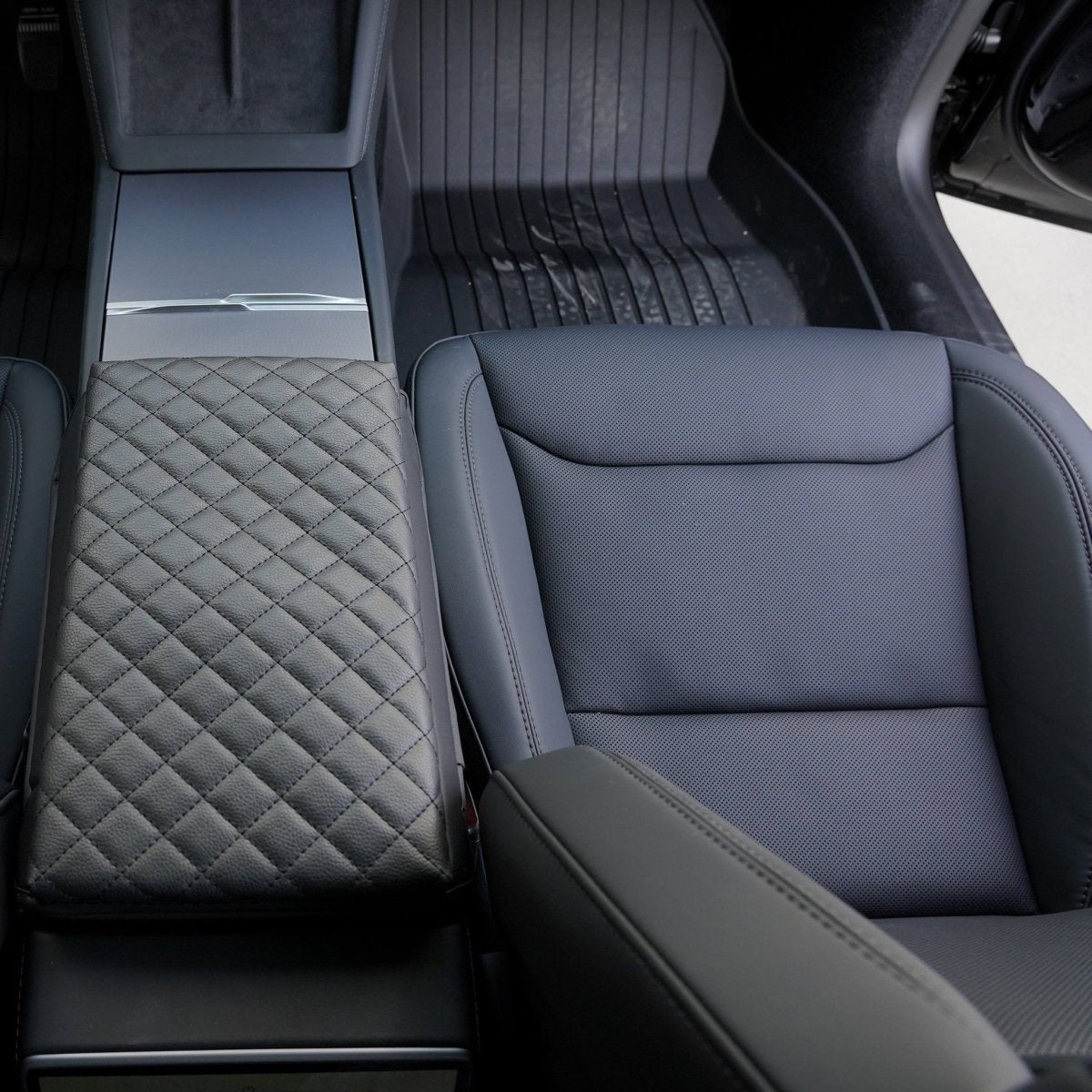 Armrest Cover PU Leather for Tesla 2024+ Model 3 Highland