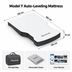 Auto-Leveling NovaPads Air-Foam Mattress for Model Y & Model Y Juniper