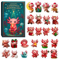 Axolotl Advent Calendar 2026 - 24 Axolotl Christmas Ornaments