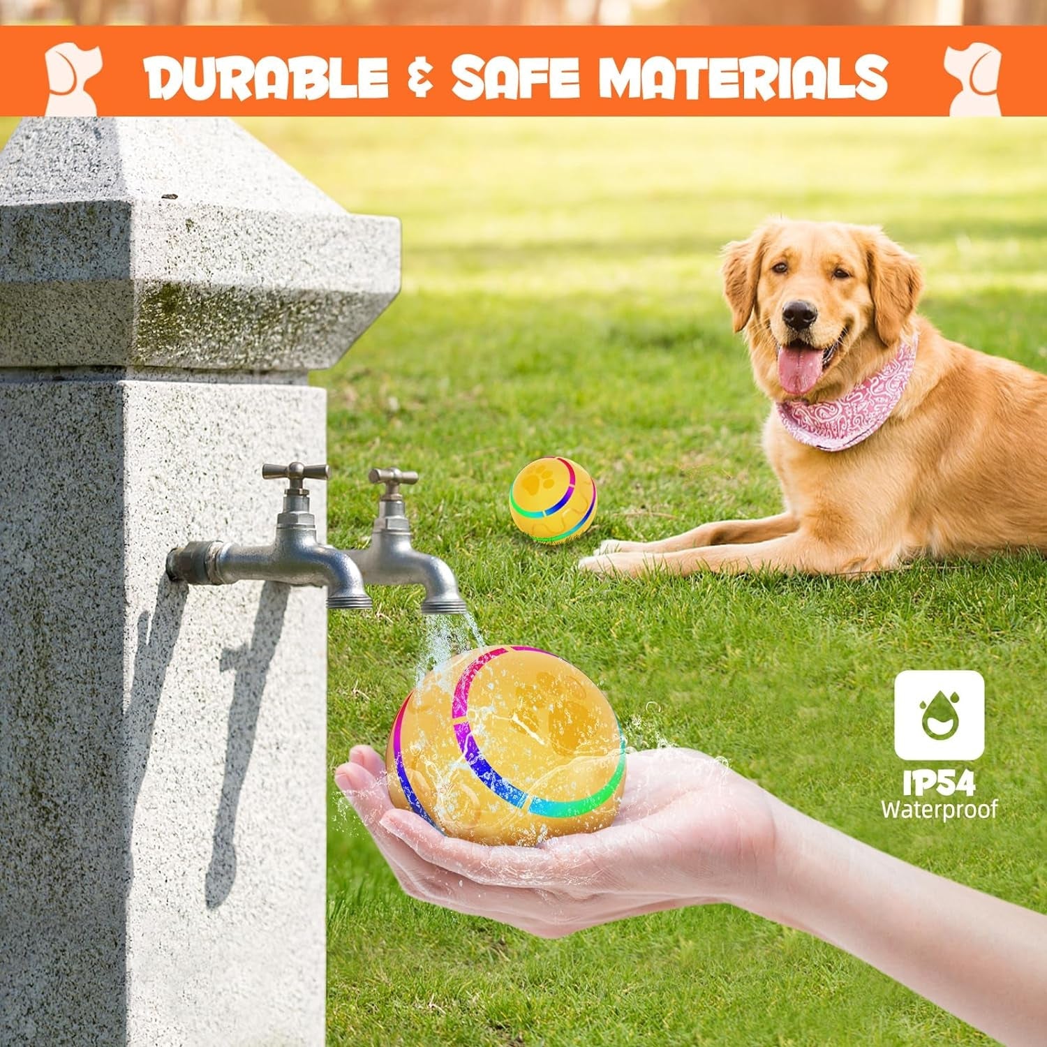 Active Rolling Ball Dog Toy