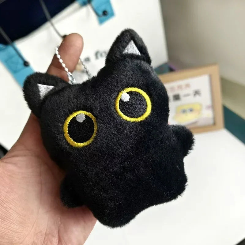Miroken Black Cat Plush Decor & Gift Toy