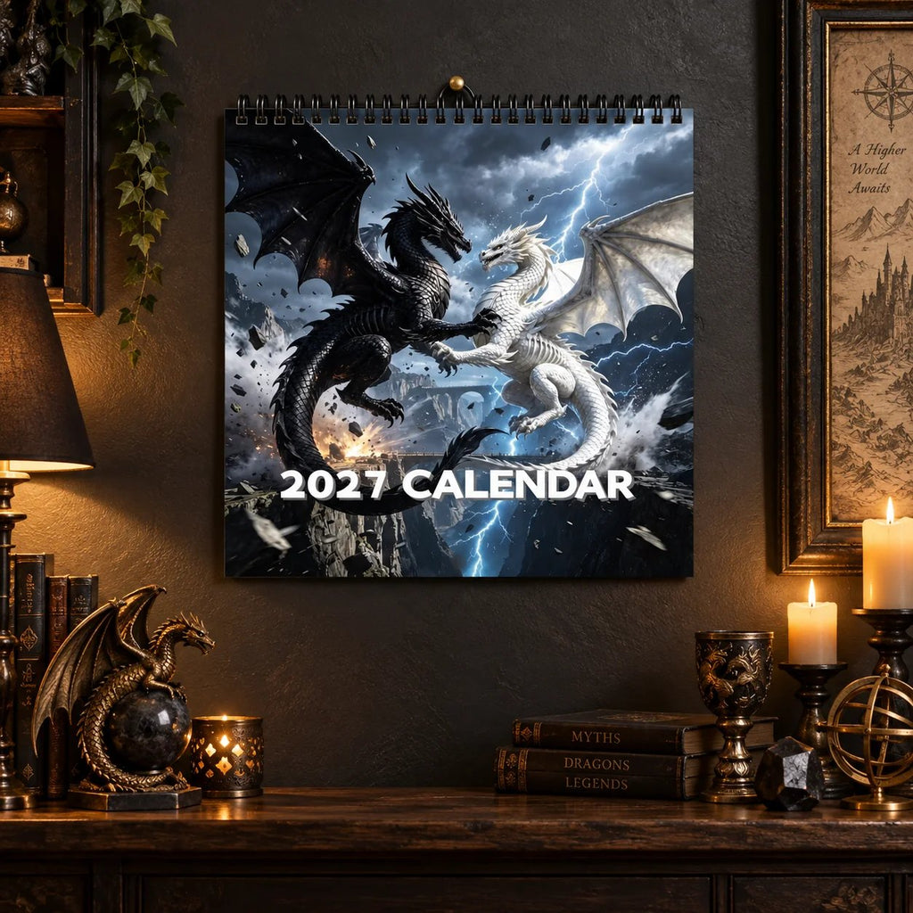 Dragons of a Higher World 2027 Wall Calendar