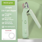 2-in-1 LED Pet Nail Clipper & Grinder