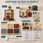 Vintage Firehouse Sea Glass-Style Mosaic Light DIY Kit