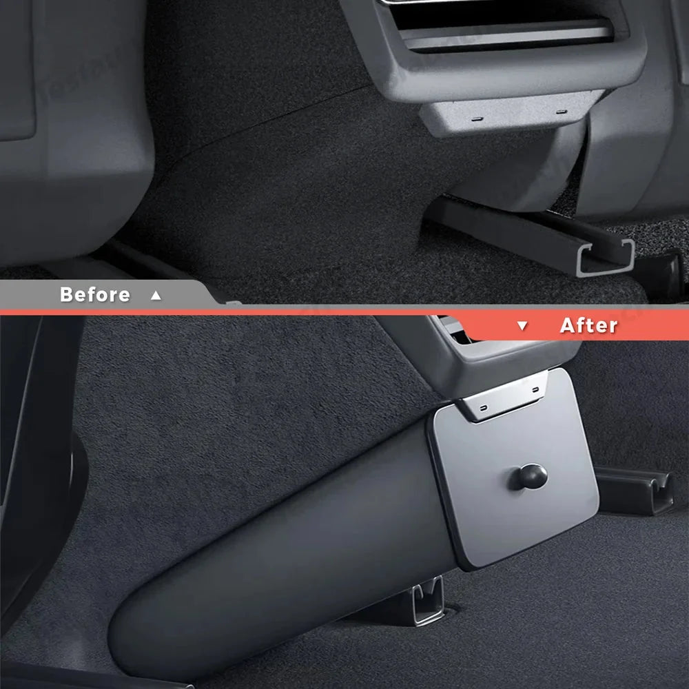 Backseat Magnetic Trash Can & Storage Box for Tesla Model Y Juniper 2025+