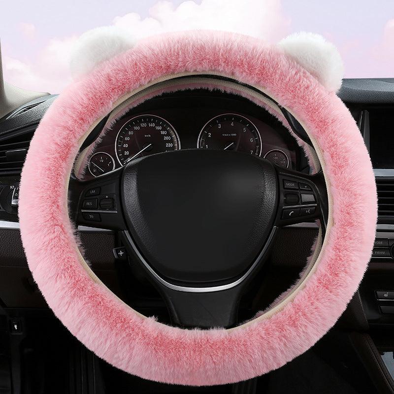 Bear-Shaped Steering Wheel Protector for Tesla Model 3/Y/S/X