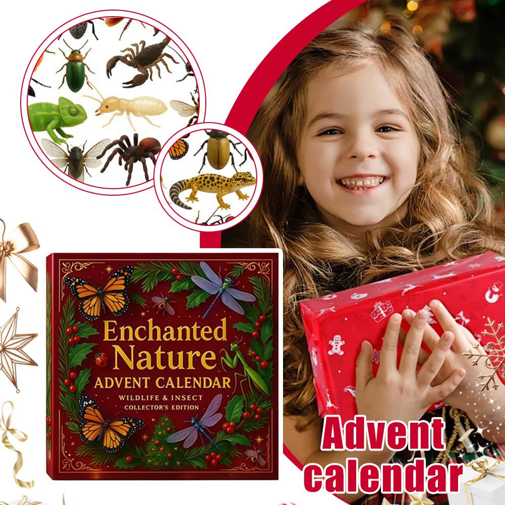 Enchanting Nature Advent Calendar 2026 - 24 Animal and Insect Ornaments