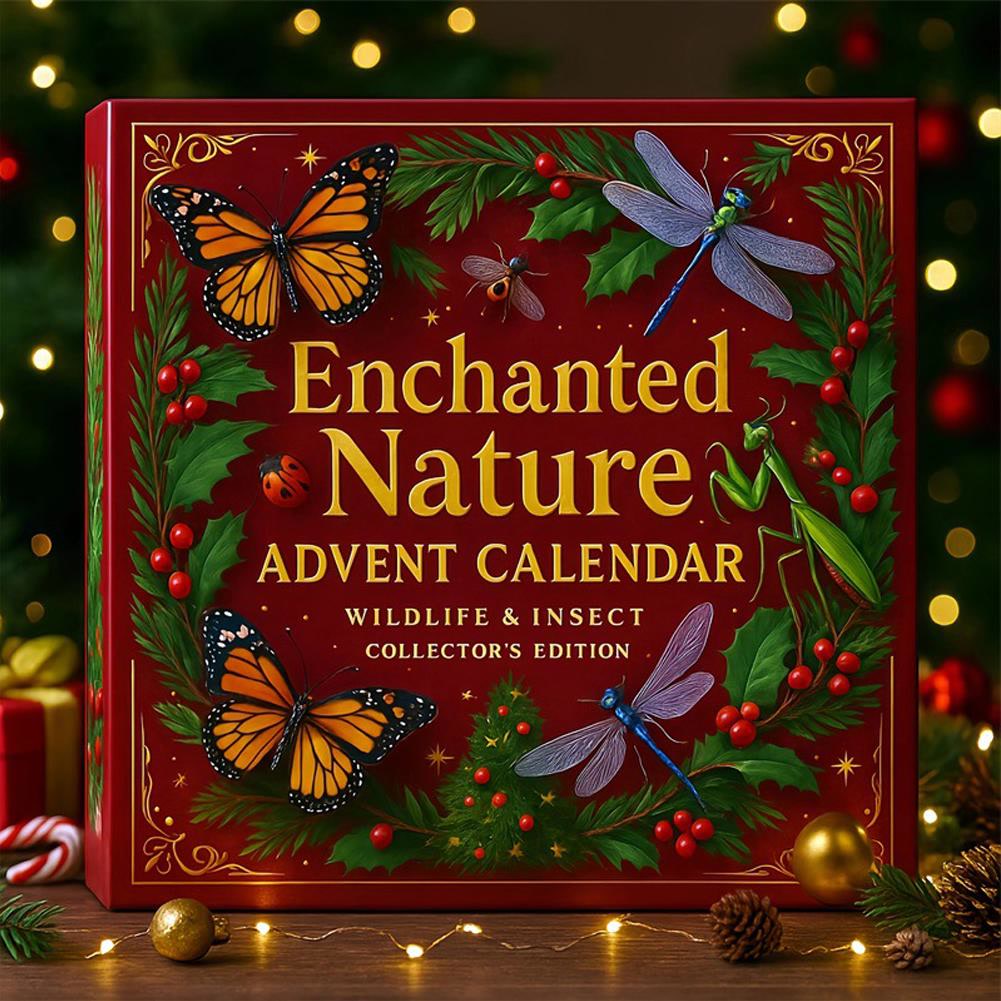Enchanting Nature Advent Calendar 2026 - 24 Animal and Insect Ornaments