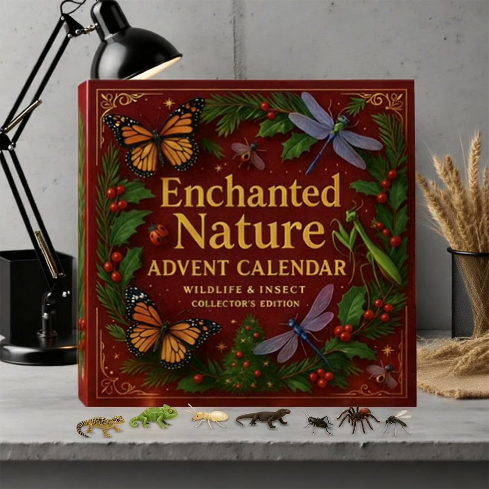 Enchanting Nature Advent Calendar 2026 - 24 Animal and Insect Ornaments