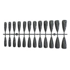 Black Stiletto Press On Nails – Matte 3D Snake Design