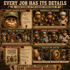 Bigfoot Professions Advent Calendar 2026 - 24 Days of Bigfoot at Work