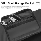 Bike Tailgate Shield Pad with Tool Pockets for Cybertruck