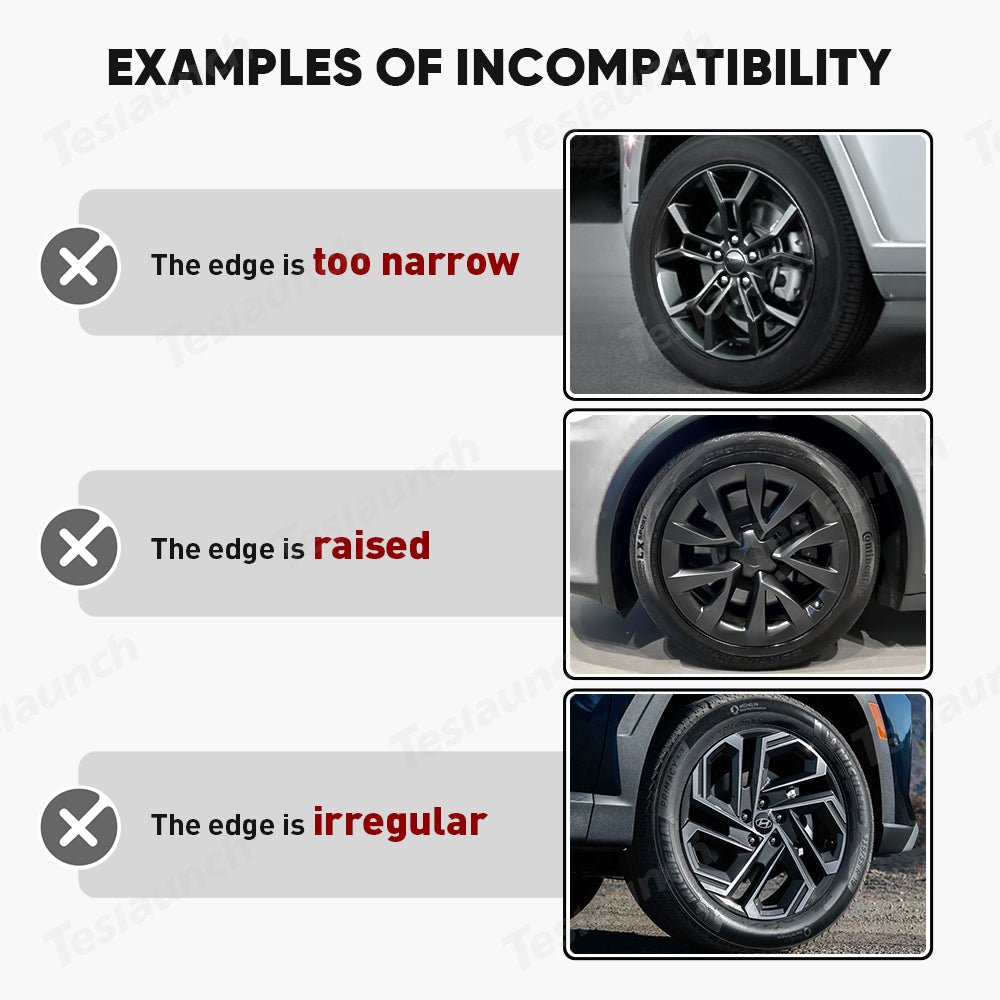 Black Aluminum Alloy Wheel Rim Protector- Fits All Cars