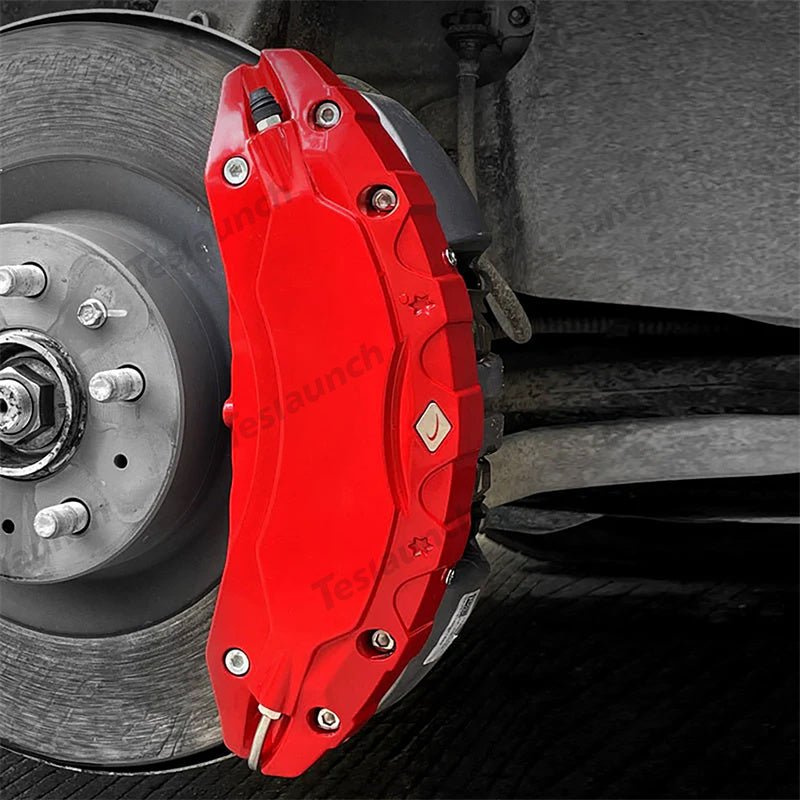 Black Brake Caliper Covers (4Pcs) For Tesla 2017-2024 Model 3/Y