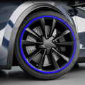 Blue Aluminum Alloy Wheel Rim Protector- Fits All Cars