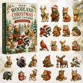 Woodland Animals Advent Calendar 2026 - 24 Acrylic Woodland Animal Ornaments