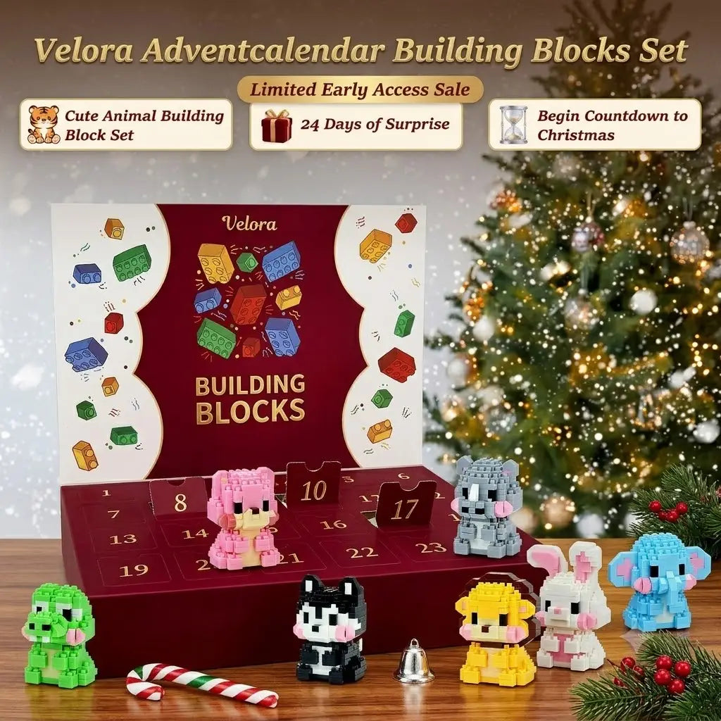 Building Block Advent Calendar 2026 - 24 Mini Animals to Build