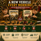 Construction Vehicles Advent Calendar 2026 - 24 Heavy Machines